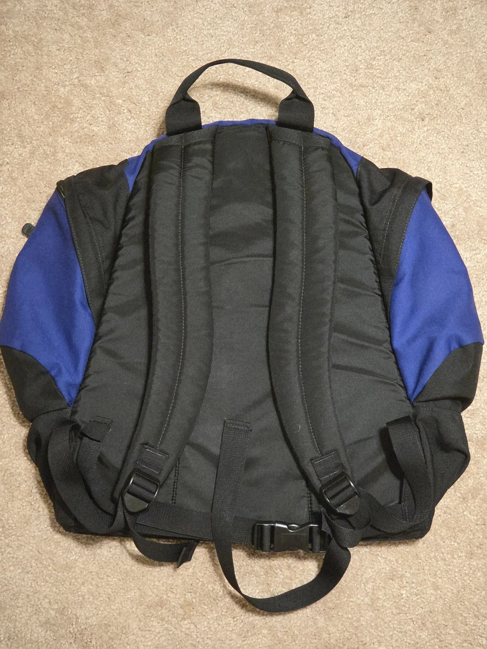 The North Face Tuolumne Backpack Blue & Black Outdoor School Travel Pack